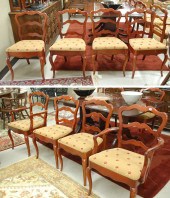 A SET OF EIGHT PROVINCIAL STYL