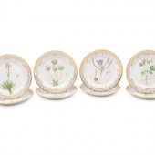 A Set of Eight Royal Copenhage