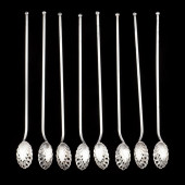 A SET OF EIGHT STERLING SILVER