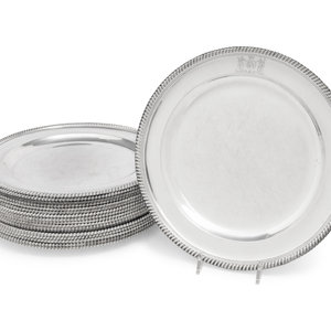 A Set of Eighteen George III Silver