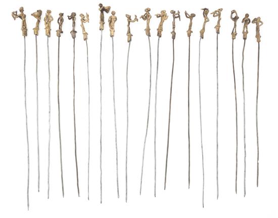 A Set of Eighteen Mixed Metal