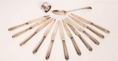 A set of eleven George III silver