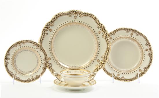 * A Set of English Porcelain