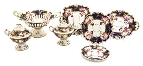 A Set of English Porcelain Table