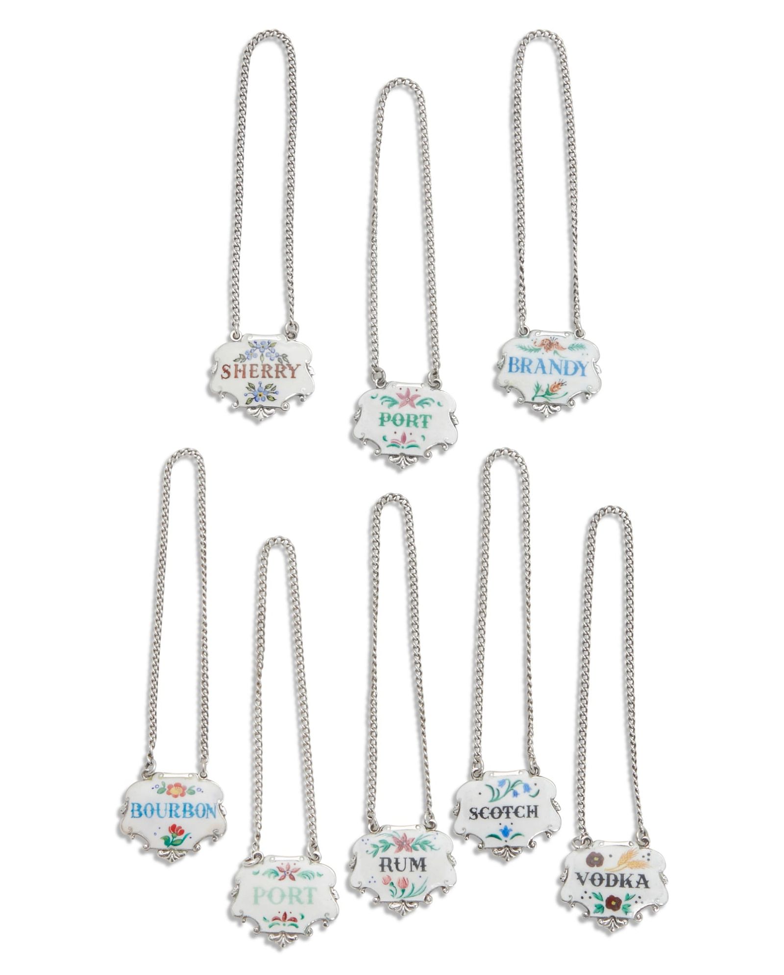 A SET OF ENGLISH SILVER AND