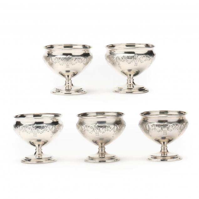 A SET OF FIVE AMERICAN STERLING