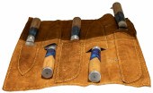 A SET OF FIVE DAMASCUS STEEL K