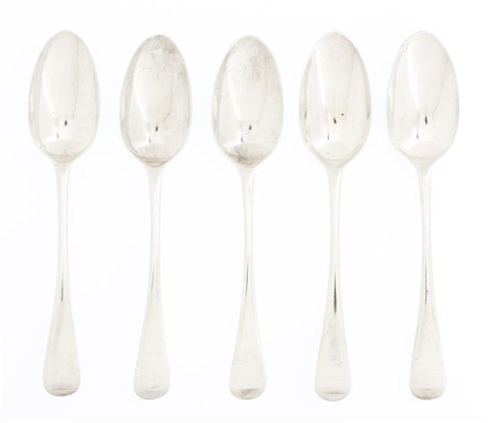 A Set of Five George III Silver