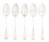 A Set of Five George III Silve