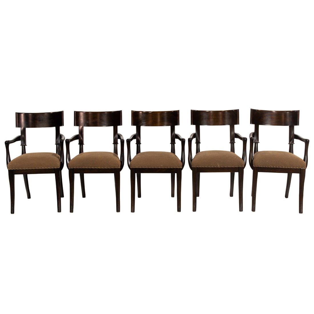 A SET OF FIVE HOLLYWOOD REGENCY