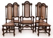A set of five late 17th Centur