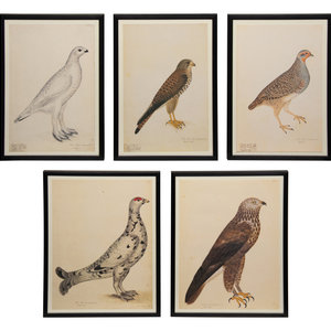 A Set of Five Modern Facsimiles