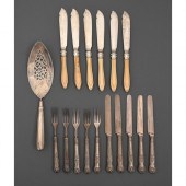 A set of five Victorian silver