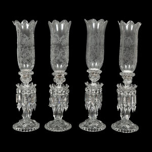 A Set of Four Baccarat Glass