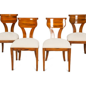 A Set of Four Biedermeier Style