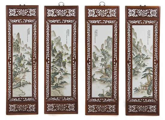 A Set of Four Chinese Porcelain
