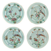 A SET OF FOUR CHINESE CELADON
