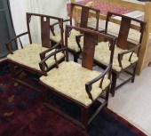 A SET OF FOUR CHINESE HUANGHUA