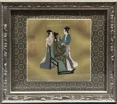 A SET OF FOUR CHINESE HANDPAIN