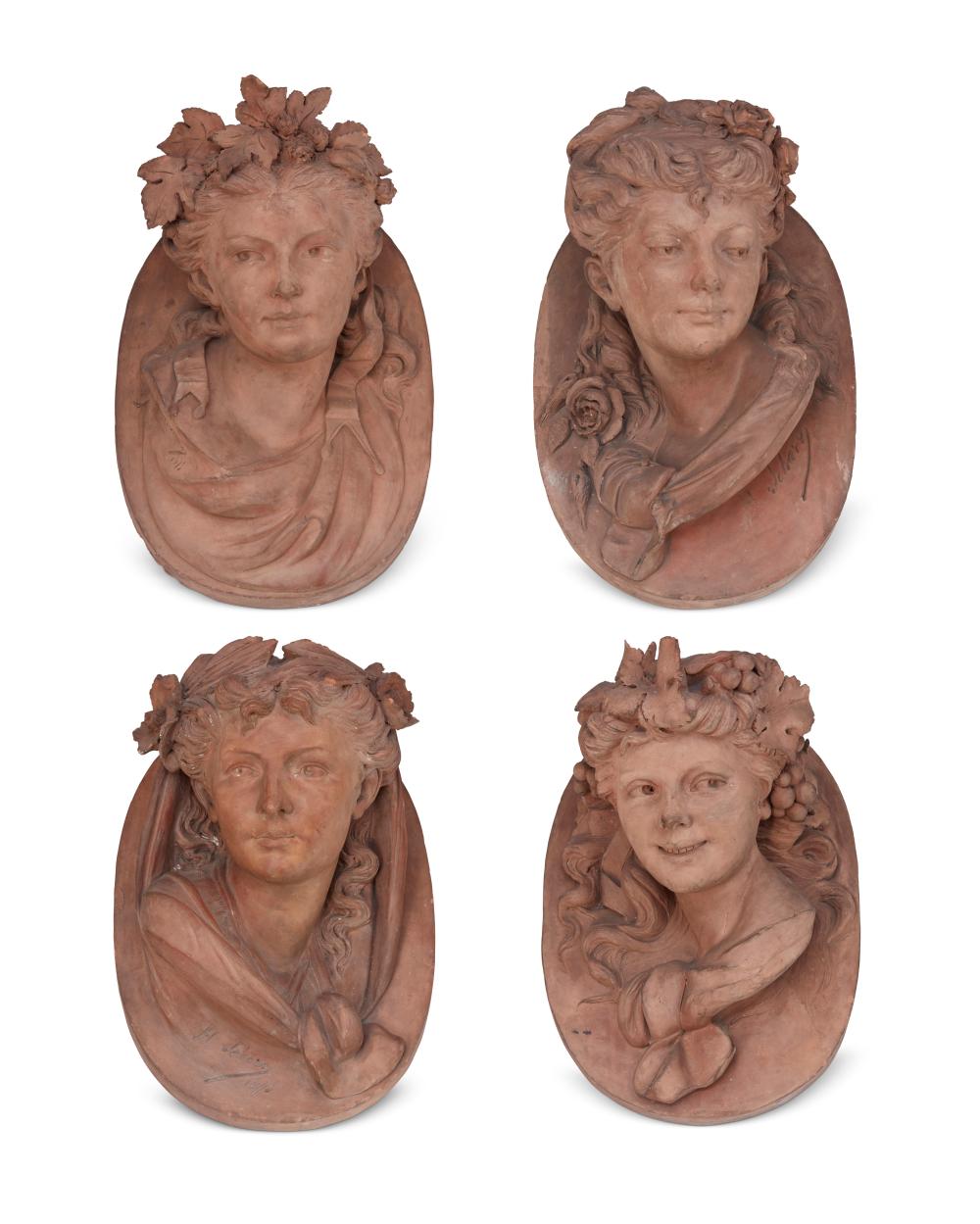 A SET OF FOUR CONTINENTAL
