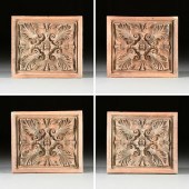 A SET OF FOUR CONTINENTAL ARCH