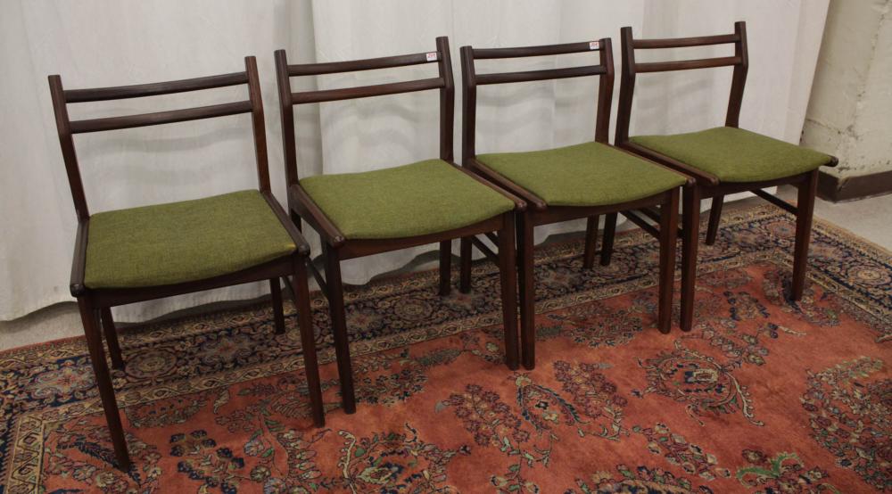 A SET OF FOUR DANISH MODERN