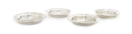 A Set of Four French Silver Sauce