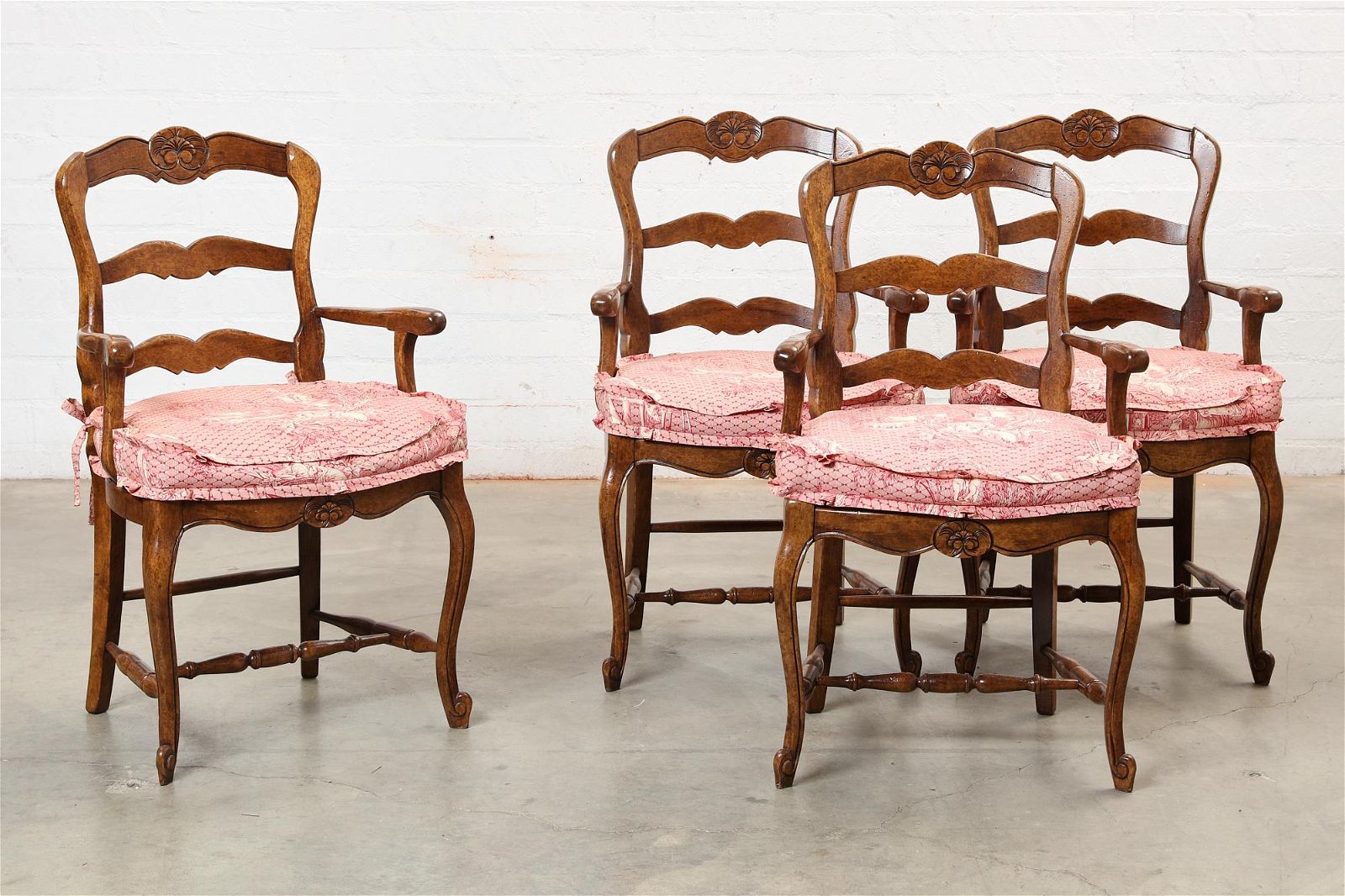 A SET OF FOUR FRENCH PROVINCIAL