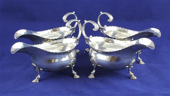 A set of four George III silver