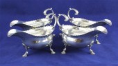 A set of four George III silve