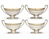 A SET OF FOUR GEORGE III STERL
