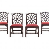 A Set of Four George III Mahog