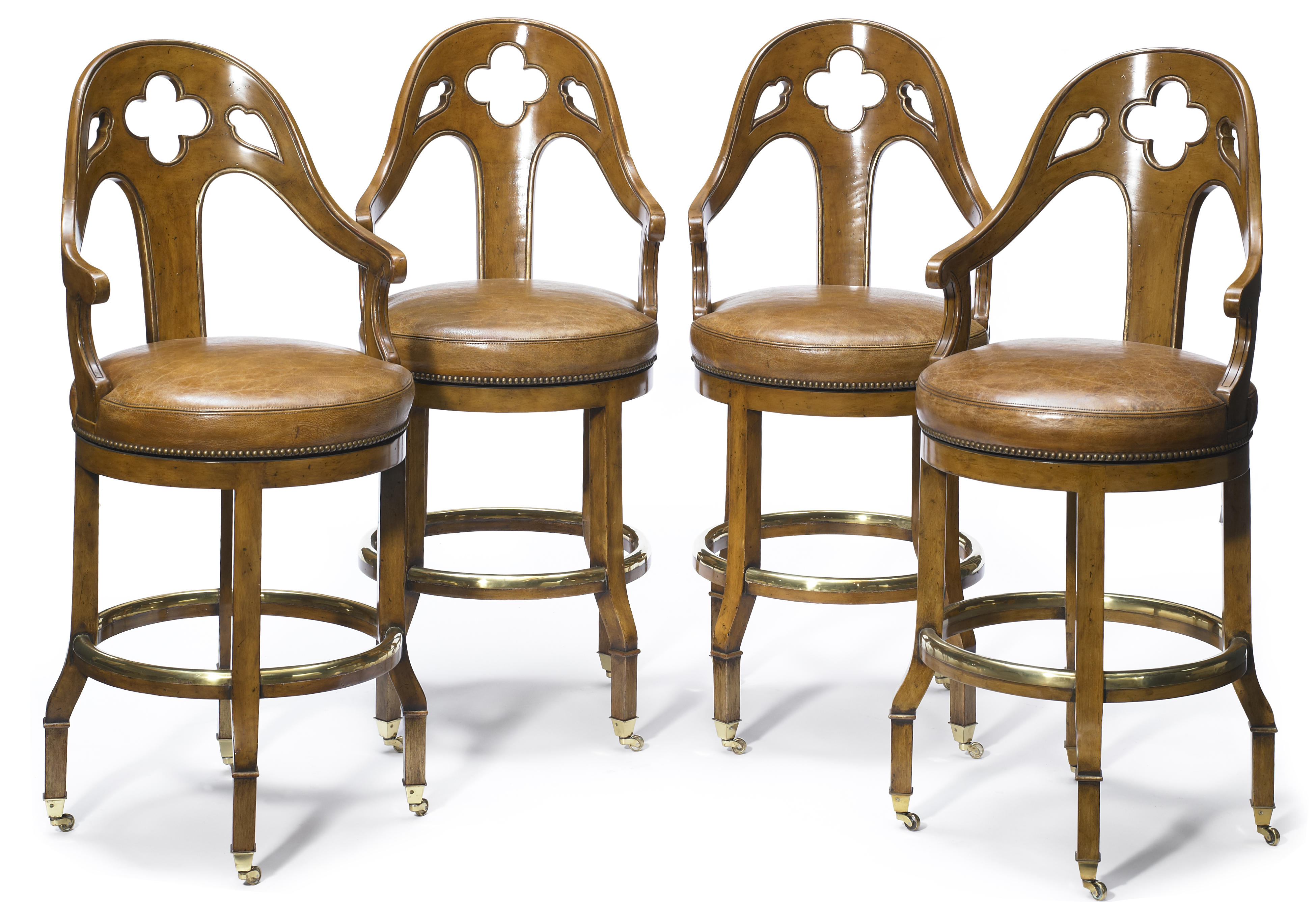 A set of four Gothic Revival