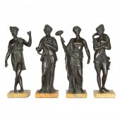 A SET OF FOUR GRAND TOUR PATIN