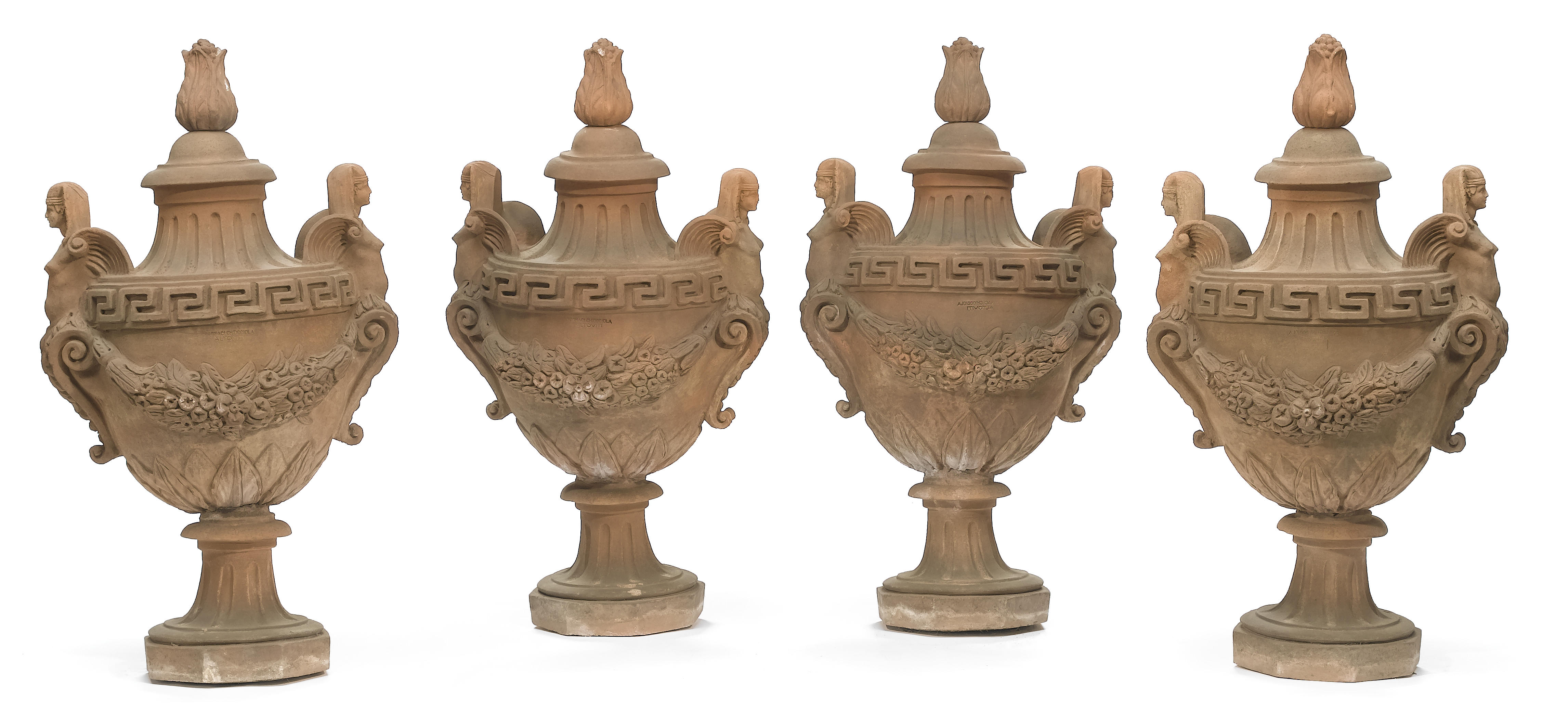 A set of four Italian