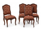 A SET OF FOUR ITALIAN ROCOCO W