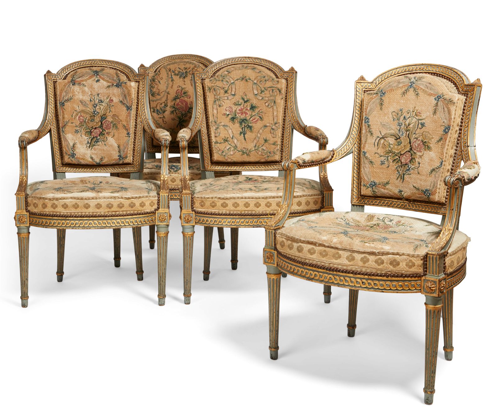 A SET OF FOUR LOUIS XVI
