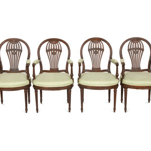 A Set of Four Louis XVI Style