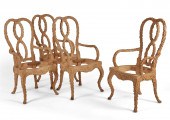 A SET OF FOUR QUATRAIN ROCOCO