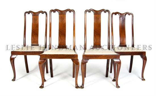 A Set of Four Queen Anne Style