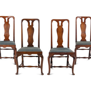 A Set of Four Queen Anne Style