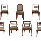A Set of Four Regency Style Ma