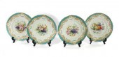 A set of four Royal Worcester