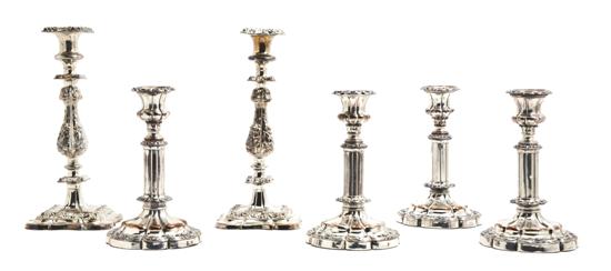 A Set of Four Sheffield Plate