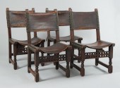 A Set of Four Spanish Baroque
