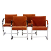 A SET OF FOUR THONET INDUSTRIE