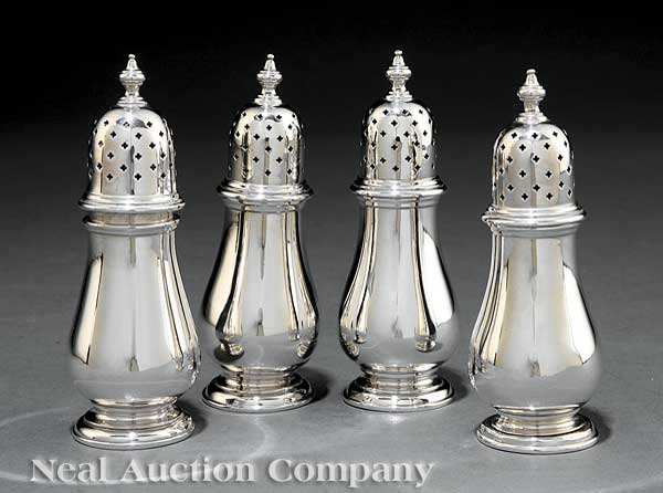 A Set of Four Tiffany Sterling