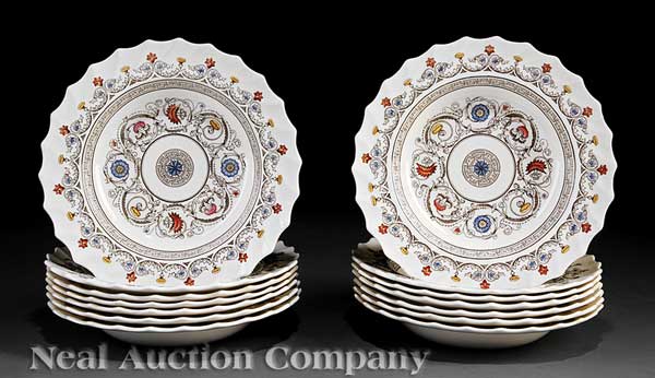 A Set of Fourteen Copeland Spode