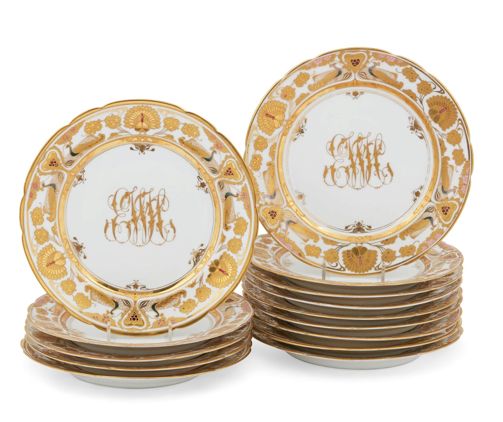 A SET OF FOURTEEN GERMAN