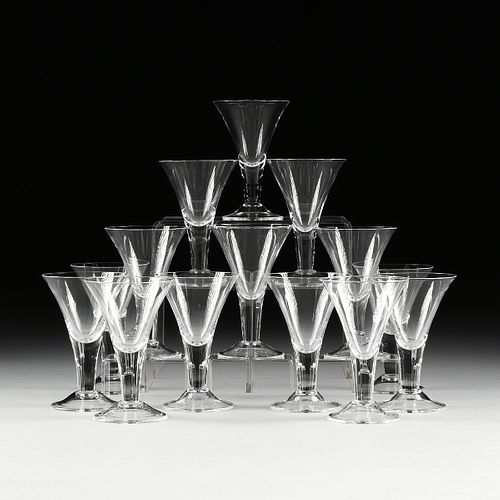 A SET OF FOURTEEN MODERN CLEAR